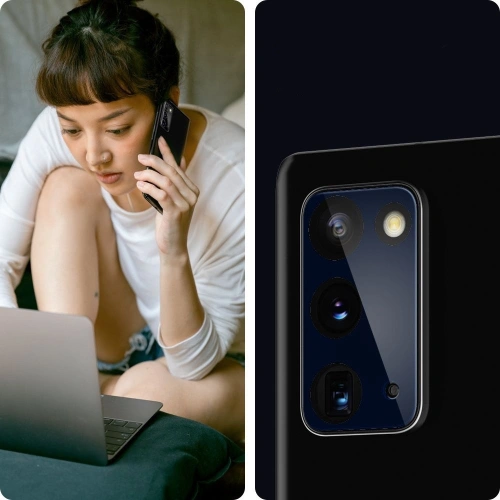 Szkło hartowane na aparat Spigen Full Cover Camera Lens Samsung Galaxy Note 20 Black