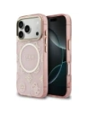 Etui Guess IML Peony Dot MagSafe do Apple iPhone 17 Pro różowy
