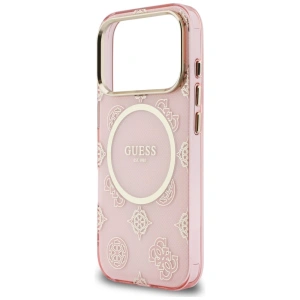 Etui Guess IML Peony Dot MagSafe do Apple iPhone 17 Pro różowy