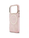 Etui Guess IML Peony Dot MagSafe do Apple iPhone 17 Pro różowy
