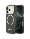 Etui Guess IML Script Metal MagSafe do Apple iPhone 17 Pro czarny