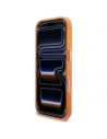 Etui Guess IML Script Metal MagSafe do Apple iPhone 17 Pro pomarańczowy