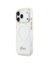 Etui Guess IML Script Metal MagSafe do Apple iPhone 17 Pro przezroczysty