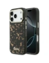 Etui Guess IML Script Metal MagSafe do Apple iPhone 17 Pro tortoise