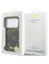 Etui Guess IML Script Metal MagSafe do Apple iPhone 17 Pro tortoise
