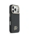 Etui Karl Lagerfeld Croco KL Script Logo MagSafe do Apple iPhone 17 Pro czarny