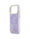 Etui Guess IML Shell Script Metal MagSafe do Apple iPhone 17 Pro Max fioletowy