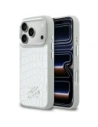 Etui Karl Lagerfeld Croco KL Script Logo MagSafe do Apple iPhone 17 Pro srebrny