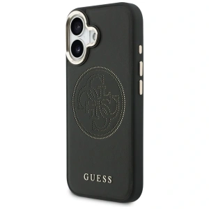Etui Guess Perforated 4G MagSafe do Apple iPhone 17 czarny