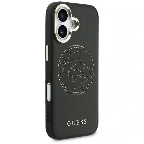 Etui Guess Perforated 4G MagSafe do Apple iPhone 17 czarny