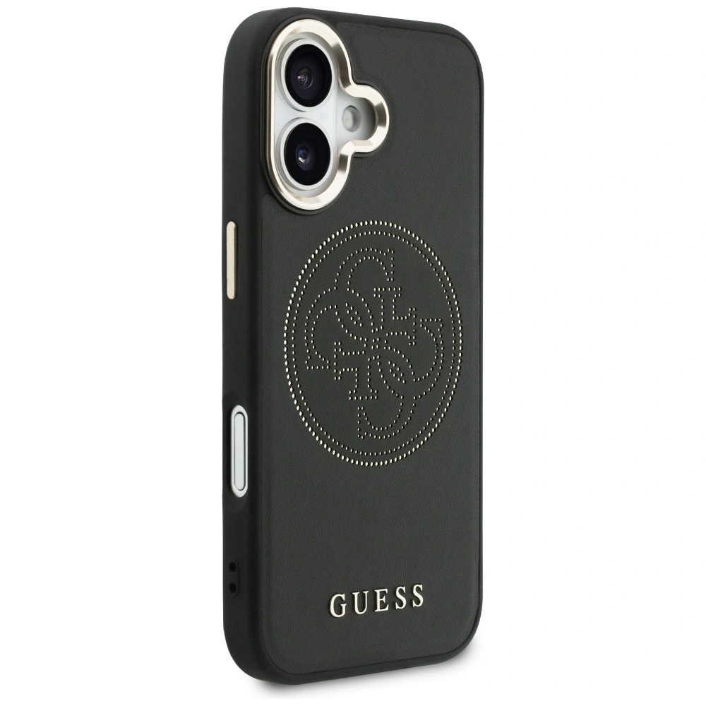 Etui Guess Perforated 4G MagSafe do Apple iPhone 17 czarny