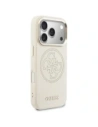 Etui Guess Perforated 4G MagSafe do Apple iPhone 17 Pro Max beżowy