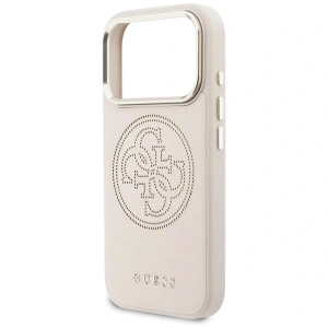 Etui Guess Perforated 4G MagSafe do Apple iPhone 17 Pro Max różowy