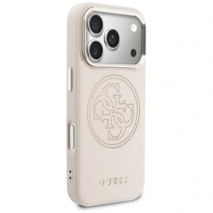 Etui Guess Perforated 4G MagSafe do Apple iPhone 17 Pro różowy