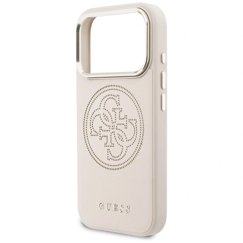 Etui Guess Perforated 4G MagSafe do Apple iPhone 17 Pro różowy