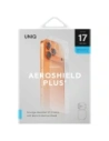 Ochrona modułu aparatu i tylnego panelu UNIQ Optix Aeroshield+ Camera Module Protector do Apple iPhone 17 Pro przezroczysty
