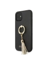 Hurtownia GSM - Etui Guess GUHCN61RSSABK Apple iPhone 11 schwarz/black Hardcase Saffiano mit Ringständer - GUE579BLK - {ean13} - Hurt