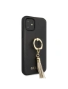 Hurtownia GSM - Etui Guess GUHCN61RSSABK Apple iPhone 11 schwarz/black Hardcase Saffiano mit Ringständer - GUE579BLK - {ean13} - Hurt