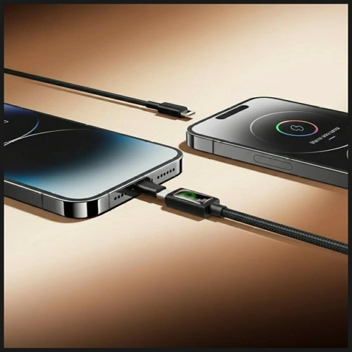 Kabel USAMS U92 30W USB-C / Lightning 1.2m czarny