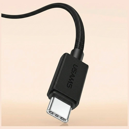 Kabel USAMS U92 30W USB-C / Lightning 1.2m czarny