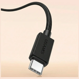 Kabel USAMS U92 60W USB-C / USB-C 1.2m czarny