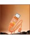 Kabel USAMS U93 240W USB-C / USB-C 1.2m pomarańczowy