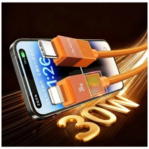 Kabel USAMS U93 30W USB-C / Lightning 1.2m pomarańczowy