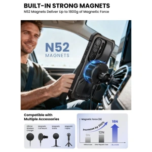 Etui Supcase IBLSN Armorbox Clip Mag MagSafe do Samsung Galaxy S26 Ultra Black