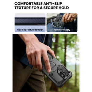 Etui Supcase IBLSN Armorbox Clip Mag MagSafe do Samsung Galaxy S26 Ultra Black