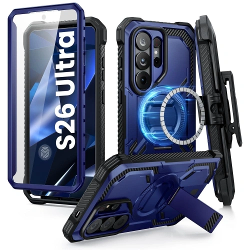 Etui Supcase IBLSN Armorbox Clip Mag MagSafe do Samsung Galaxy S26 Ultra Cobalt