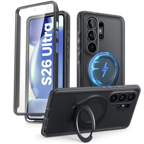 Etui Supcase Cosmo Mag MagSafe do Samsung Galaxy S26 Ultra Frost Black