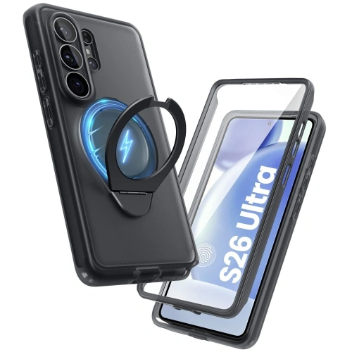 Etui Supcase Cosmo Mag MagSafe do Samsung Galaxy S26 Ultra Frost Black