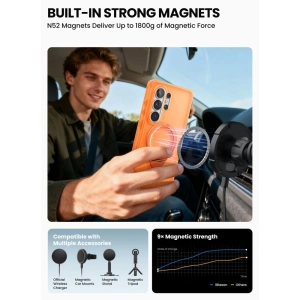 Etui Supcase Cosmo Mag MagSafe do Samsung Galaxy S26 Ultra Coral