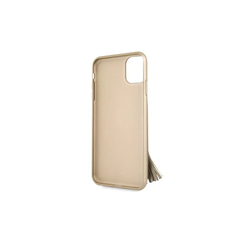 Hurtownia GSM - Etui Guess GUHCN65RSSABE Apple iPhone 11 Pro Max beige Hartschale Saffiano mit Ringständer - GUE580BEI - {ean13} - Hurt
