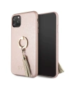 Etui Guess GUHCN65RSSARG Apple iPhone 11 Pro Max różowo-złoty/rosegold hard case Saffiano with ring stand
