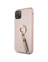 Hurtownia GSM - Etui Guess GUHCN65RSSARG Apple iPhone 11 Pro Max różowo-złoty/rosegold hard case Saffiano with ring stand - GUE581RS - {ean13} - Hurt
