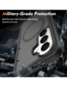 Etui Tech-Protect Defense MagSafe do Samsung Galaxy S26 Matte Black