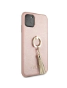 Hurtownia GSM - Etui Guess GUHCN65RSSARG Apple iPhone 11 Pro Max różowo-złoty/rosegold hard case Saffiano with ring stand - GUE581RS - {ean13} - Hurt