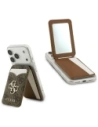 Portfel z lusterkiem Guess 4G Stand & Mirror MagSafe brązowy