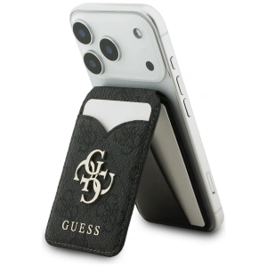 Portfel z lusterkiem Guess 4G Stand & Mirror MagSafe czarny