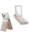 Portfel z lusterkiem Guess 4G Stand & Mirror MagSafe różowy