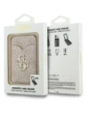 Portfel z lusterkiem Guess 4G Stand & Mirror MagSafe różowy
