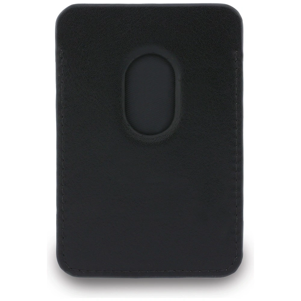 Zestaw portfel + hand strap Guess triangle MagSafe czarny