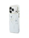Etui Karl Lagerfeld IML Choupettes Karl Script Logo MagSafe do Apple iPhone 17 Pro przezroczysty