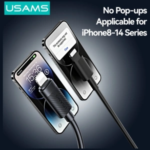 Kabel USAMS U94 12W Lightning / USB-A 1m czarny
