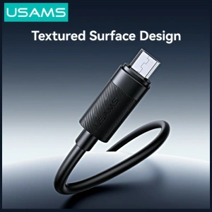 Kabel USAMS U94 18W MicroUSB / USB-A 1m czarny