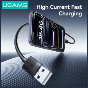 Kabel USAMS U94 18W USB-C / USB-A 1m czarny