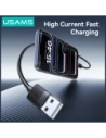 Kabel USAMS U94 18W USB-C / USB-A 1m czarny