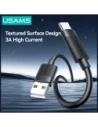 Kabel USAMS U94 18W USB-C / USB-A 1m czarny