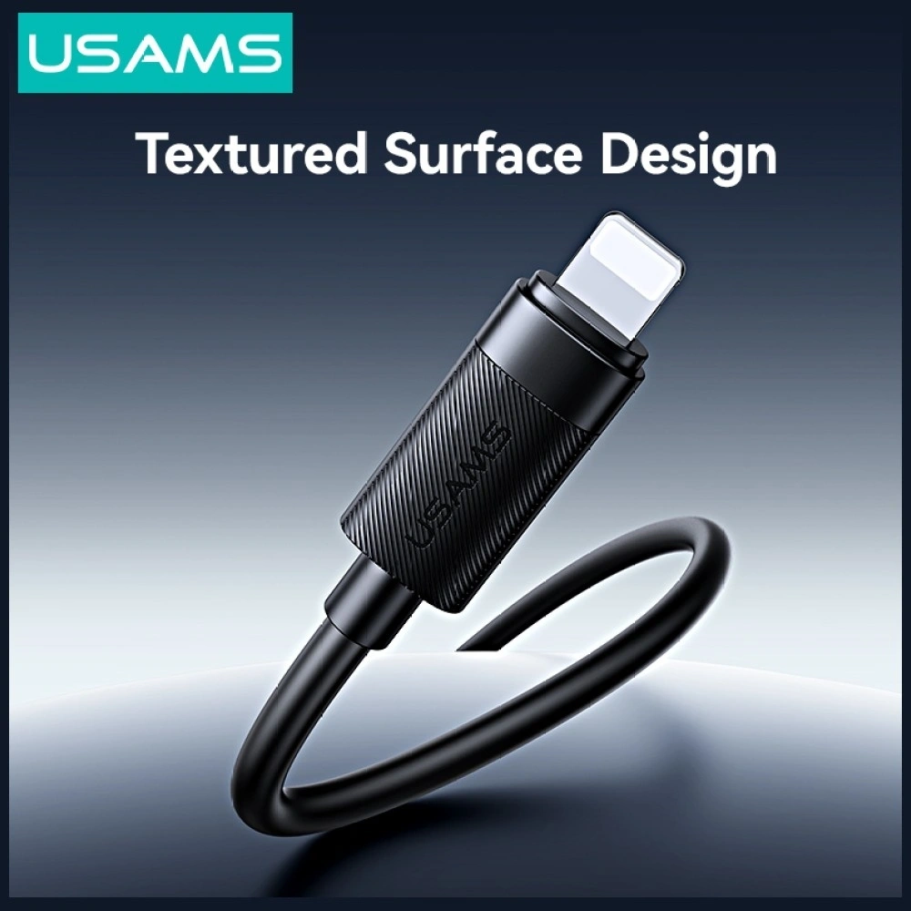 Kabel USAMS U94 30W USB-C / Lightning 1m czarny